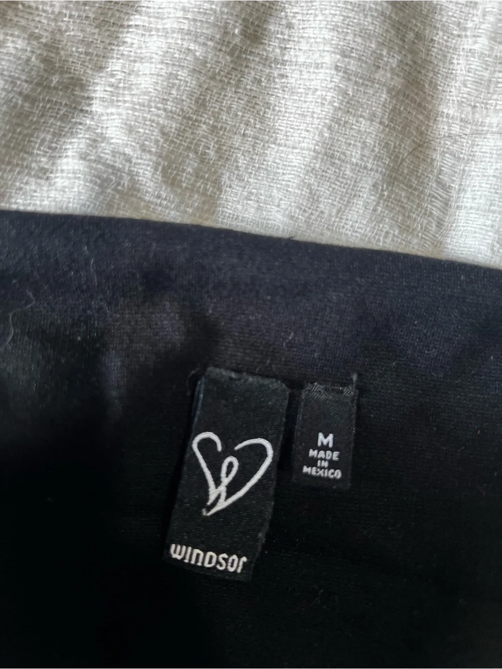 Windsor Black Bodycon Mini Skirt